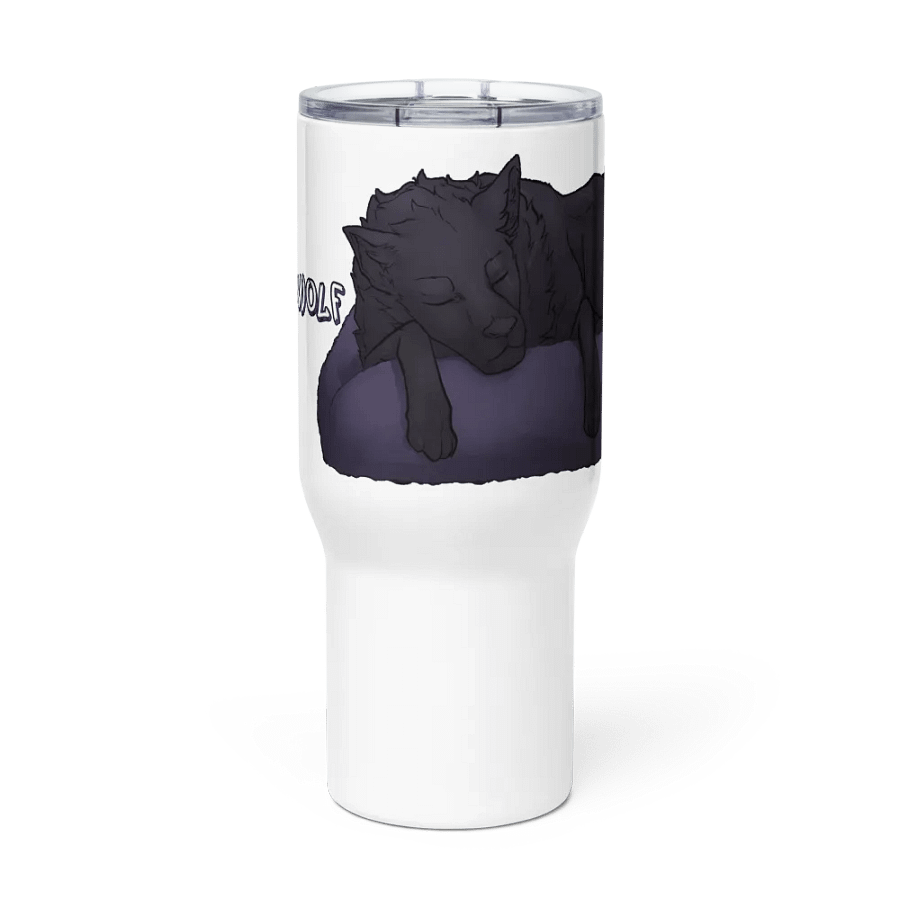 "The Slumbering Wolf" Sturdy Travel Mug product image (3)