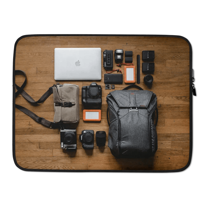 Neoprene Grid Laptop Sleeve product image (2)
