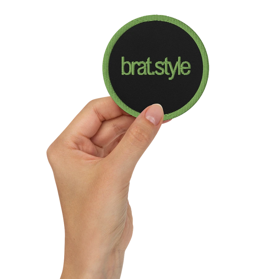 the bratstyle embroidered patch - circle product image (2)