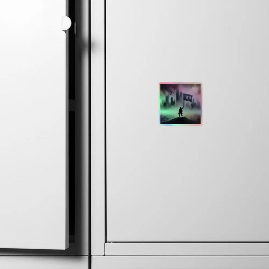 HDI Hill Flag - Holographic Sticker product image (4)