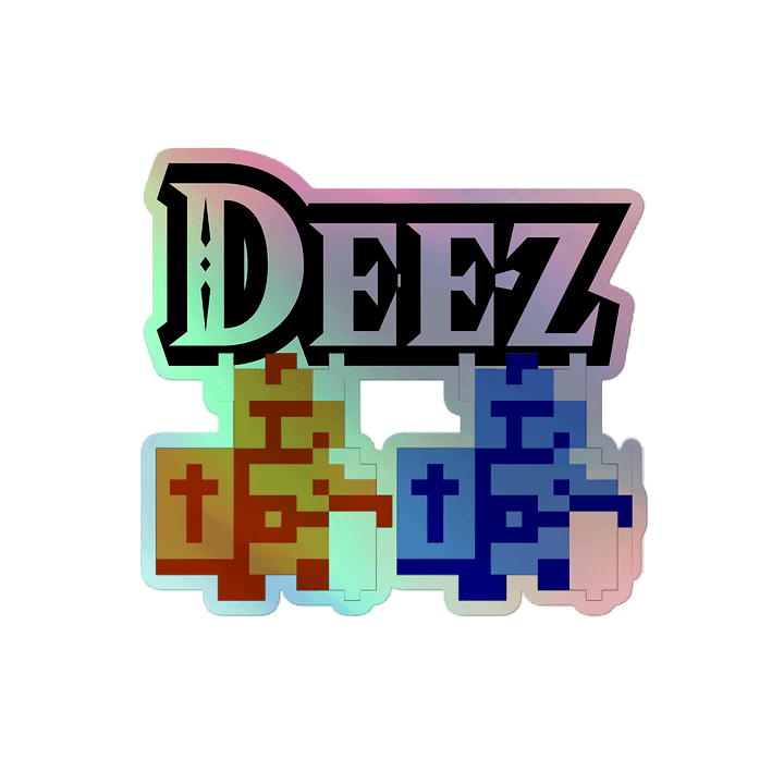 DEEZ Darknuts Holographic Sticker Sheet product image (2)
