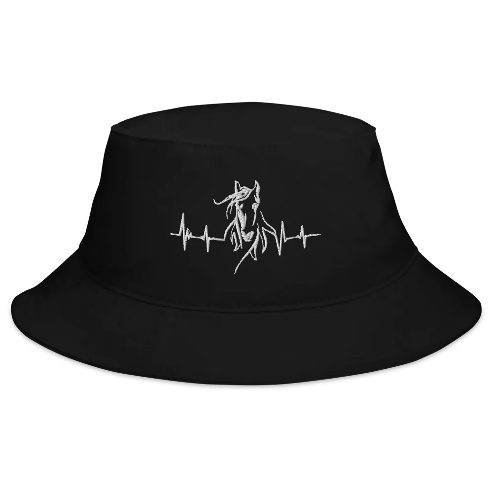 Horse Heartbeat Bucket Hat product image (3)