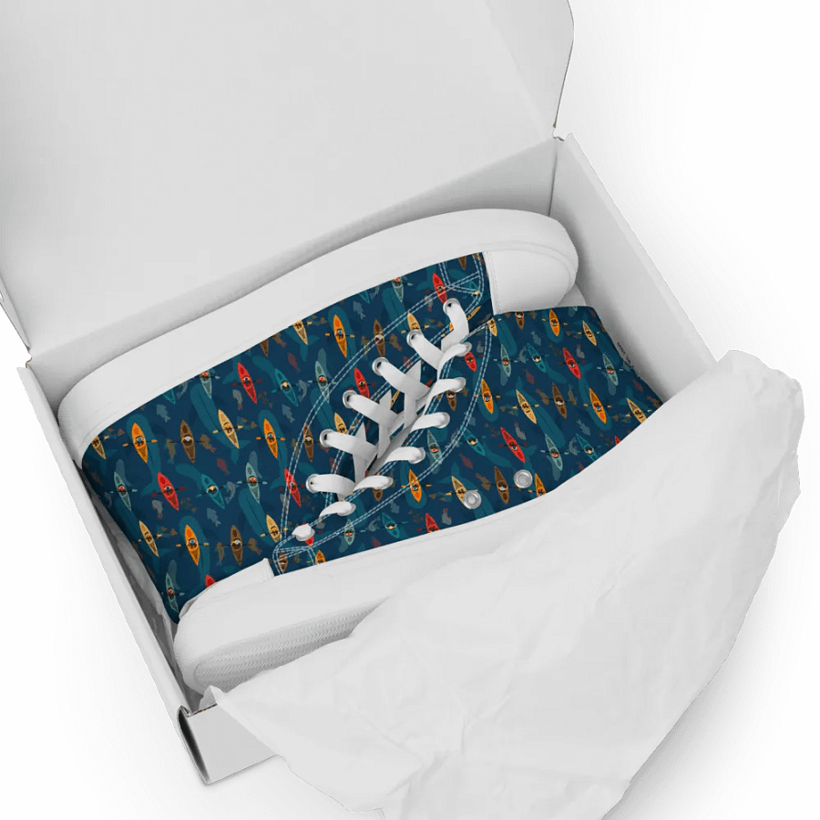 Underwater Surprise - Women High Top Canvas Shoes product image (3)
