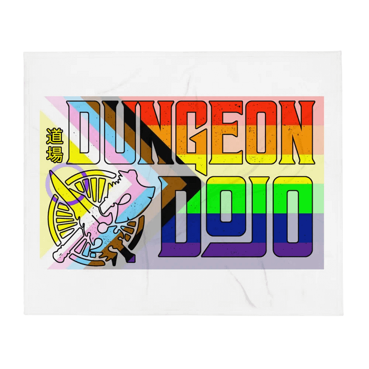 Official Pride Throw Blanket of the Dungeon Dojo Community product image (2)