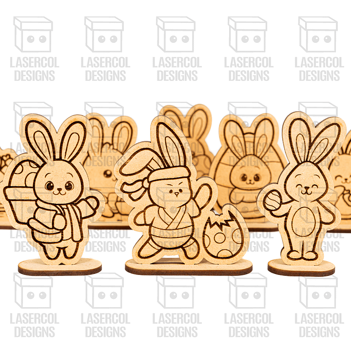 Easter Cutouts With Base Set 7 - Laser Cut Files product image (2)