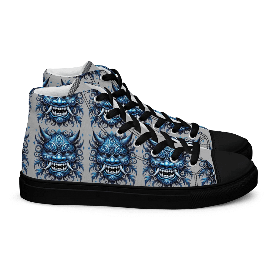 Oni Mythical Faces High Top Canvas Shoes product image (10)