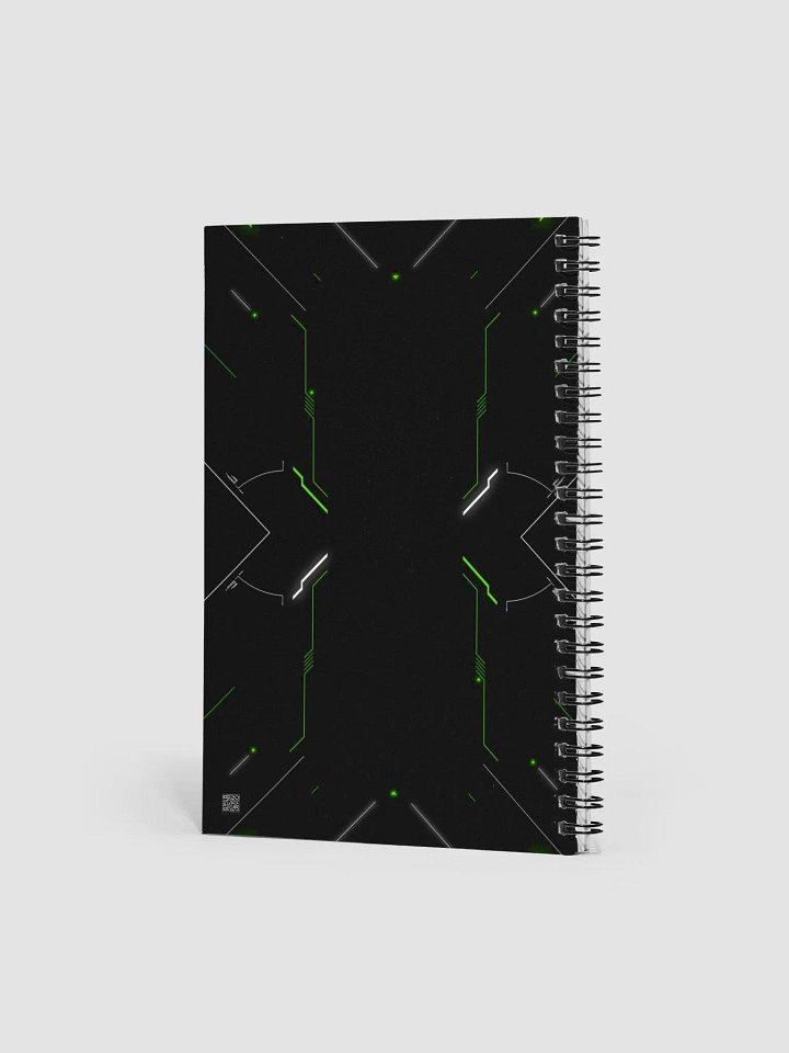 Futuristic Circuit Board Spiral Notebook product image (2)