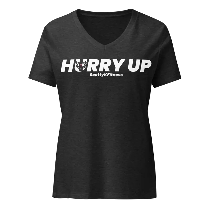 Hurry Up Women's V-Neck product image (3)
