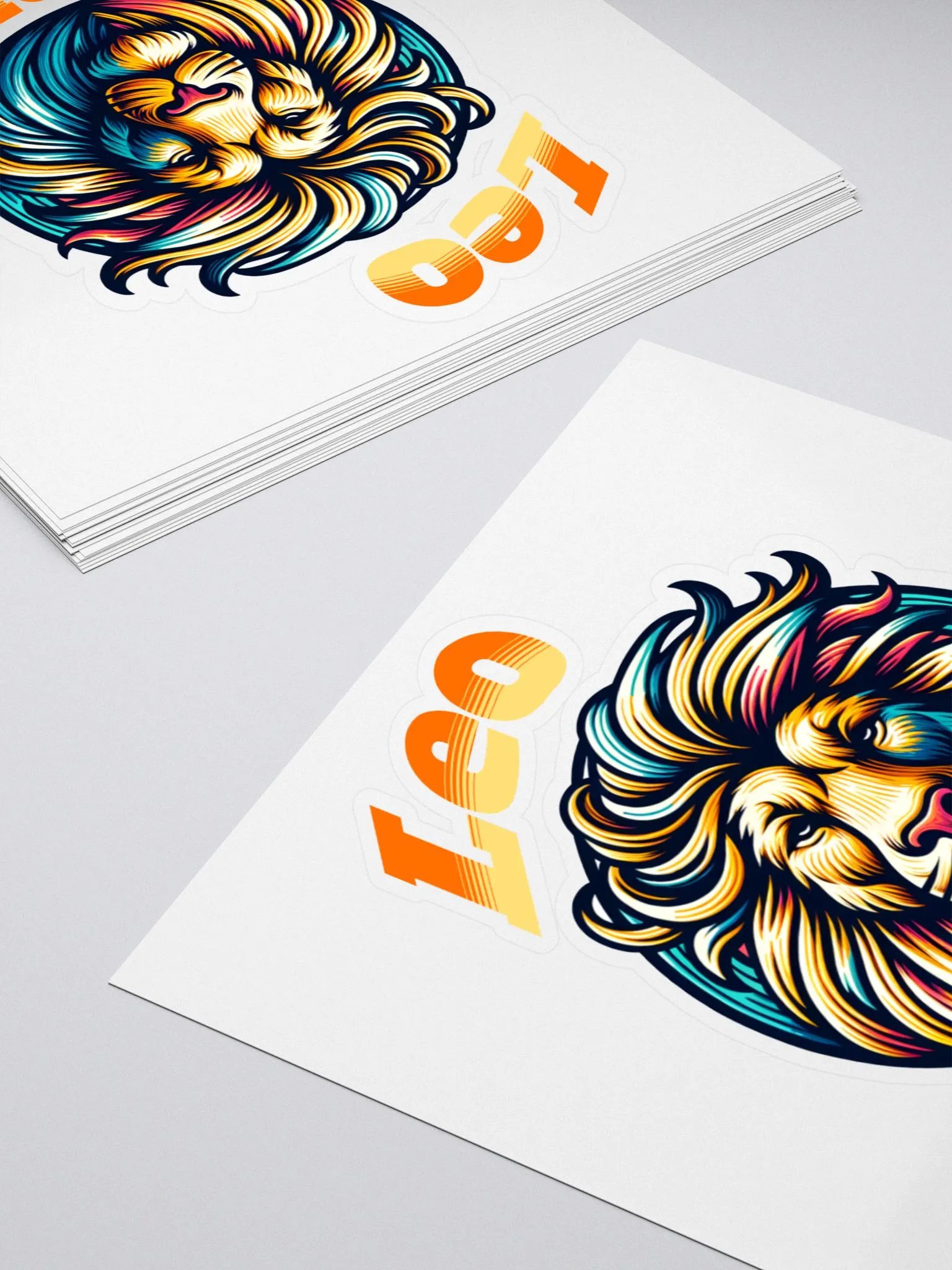 Zodiac Sign Leo Energy Sticker product image (4)