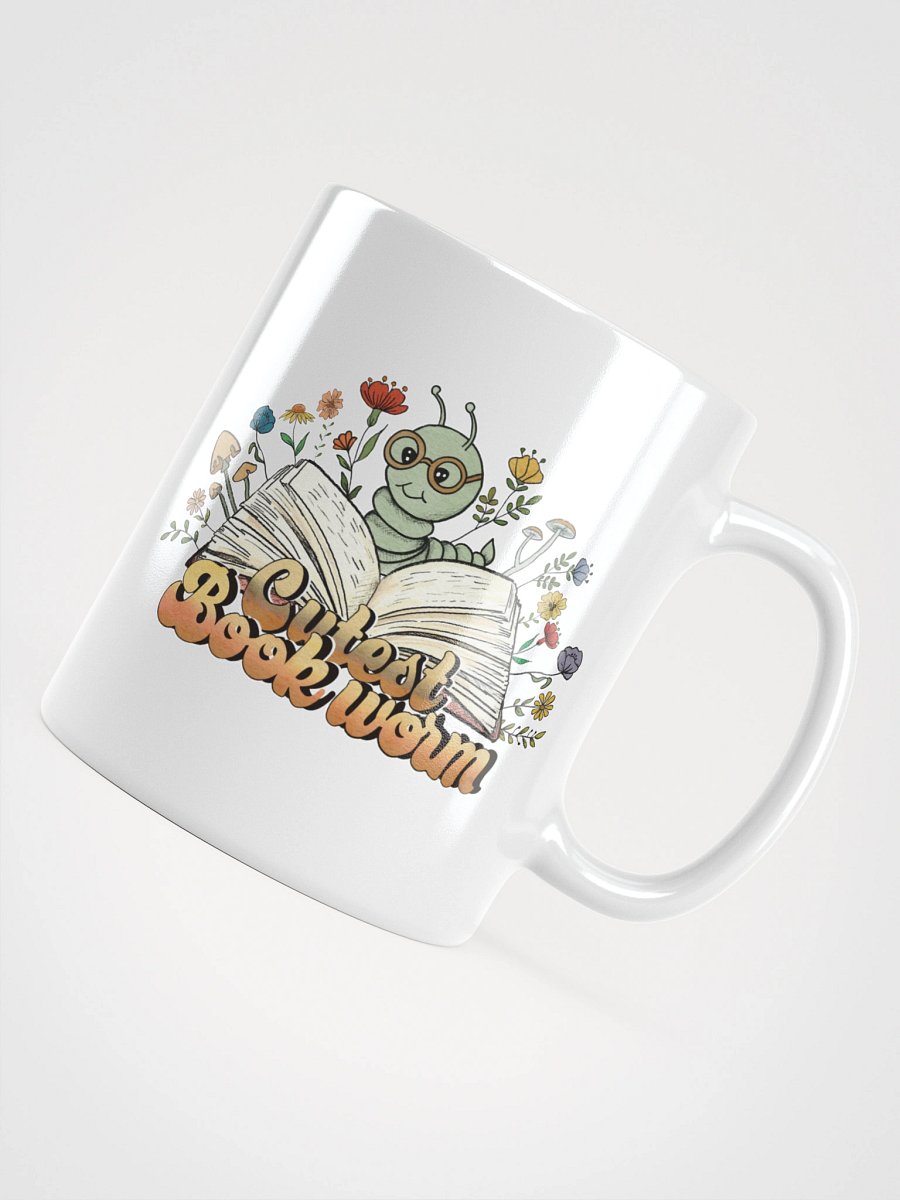 Cutest Bookworm Mug – Whimsical Book Lover Gift product image (12)