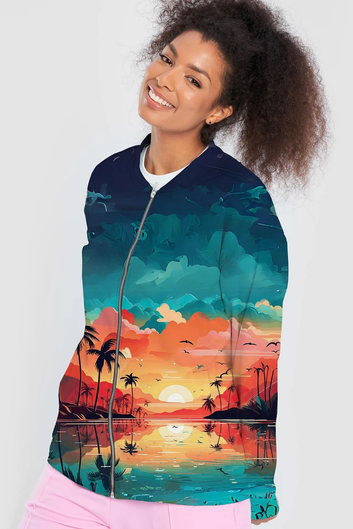 Tropical Sunset All Over Print Jacket product image (1)