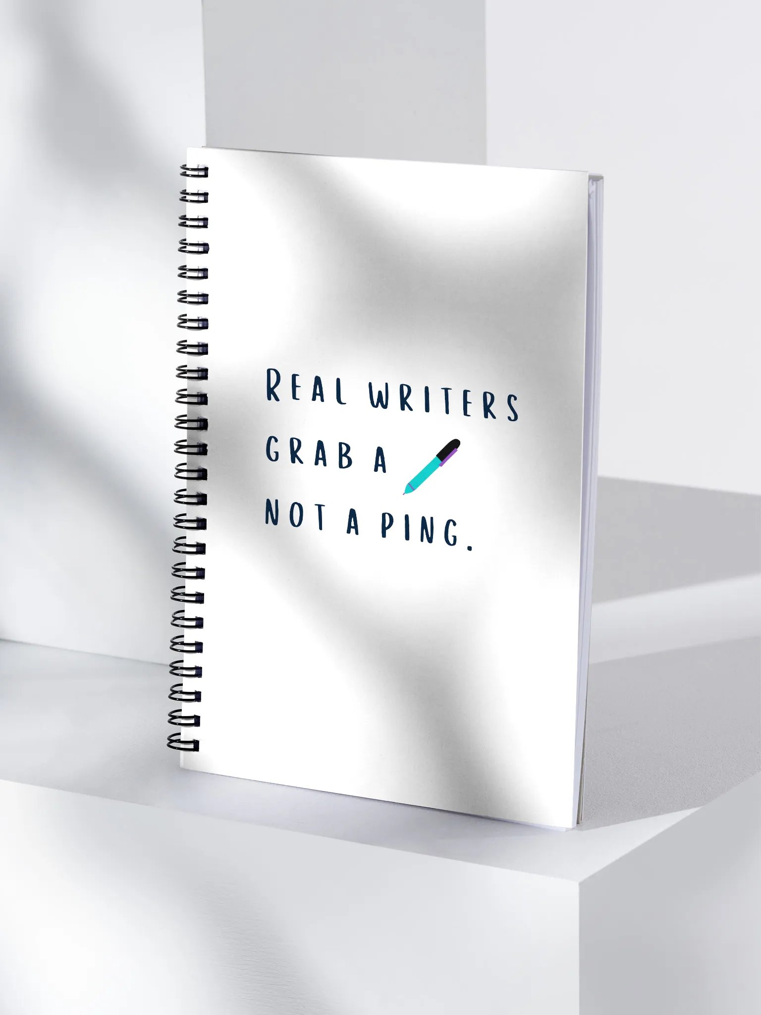 Pen-Inspired Spiral Notebook product image (4)