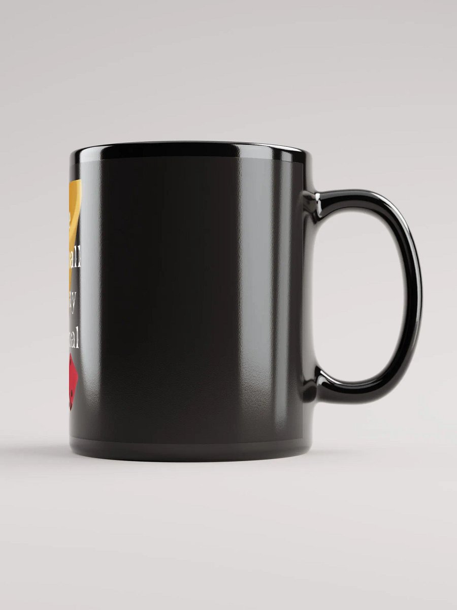 The Baseball Replay Journal Black Glossy Mug product image (1)
