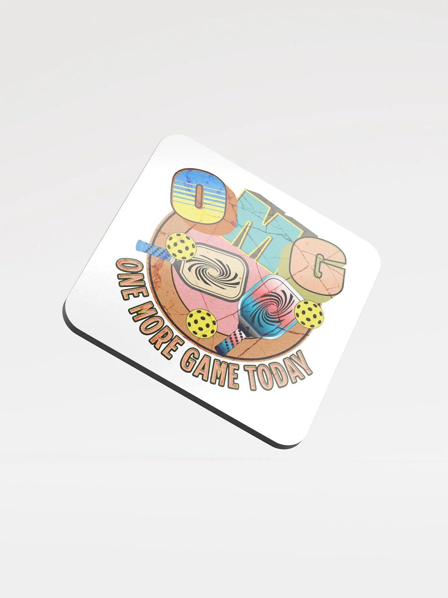 OMG One More Game Today Pickleball Paradise Coasters product image (2)