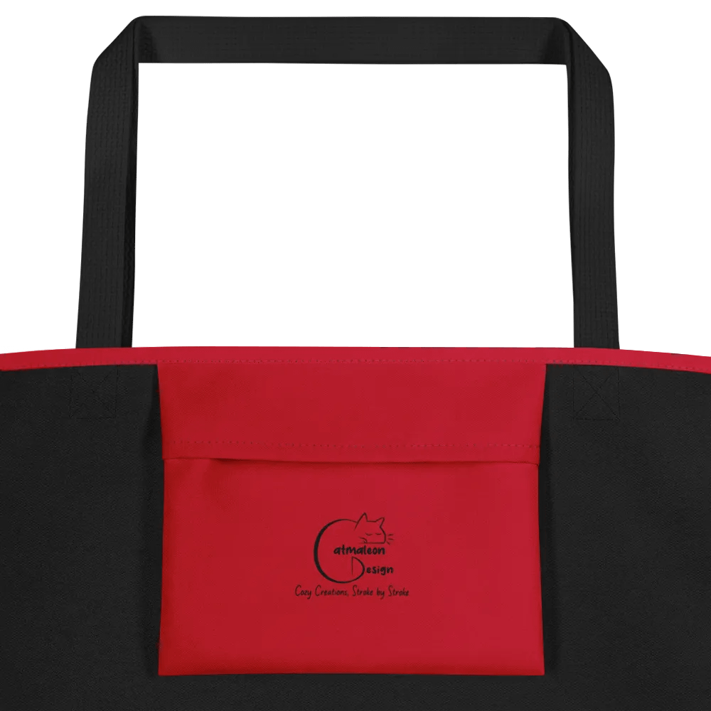Paws Off My Heart - Tote Bag with Pocket product image (2)