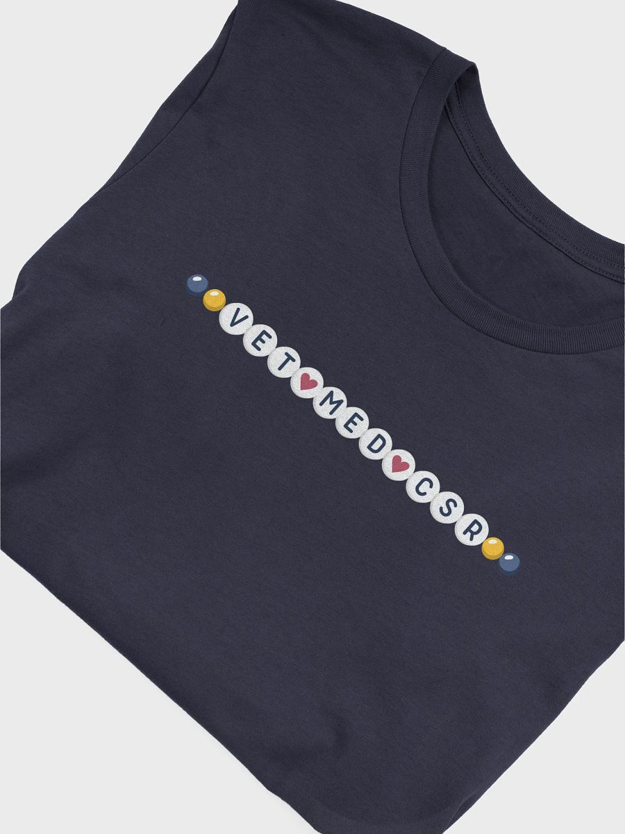 Vet Med CSR Bead Design Bella+Canvas T-Shirt product image (5)