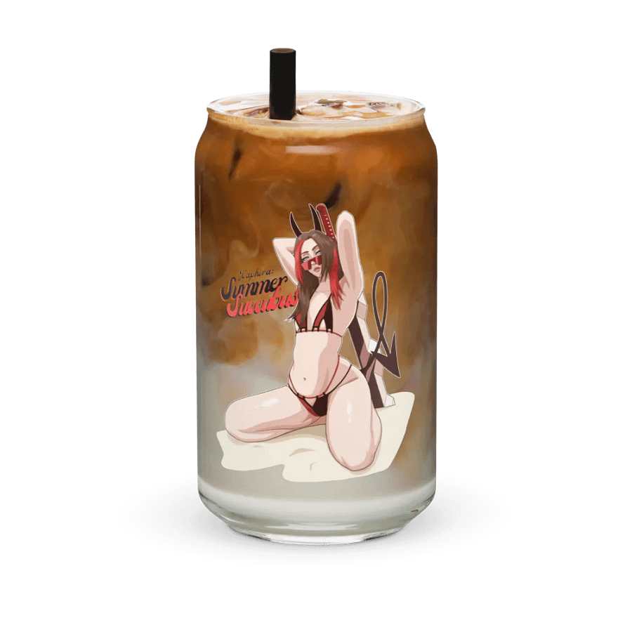 Summer Succubus Glass Can Cup product image (6)