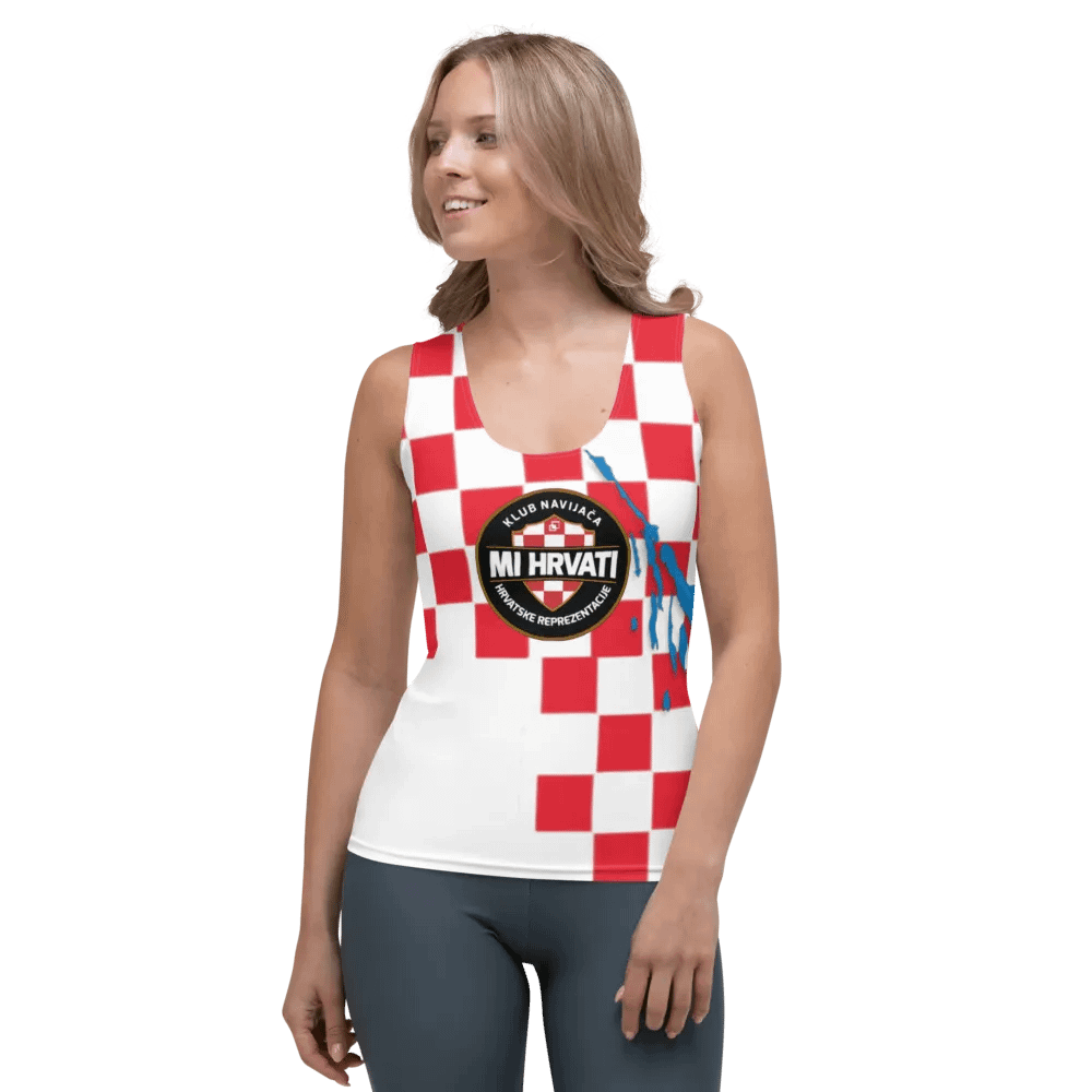 Croatian Pride All-Over Women's Tank Top product image (1)