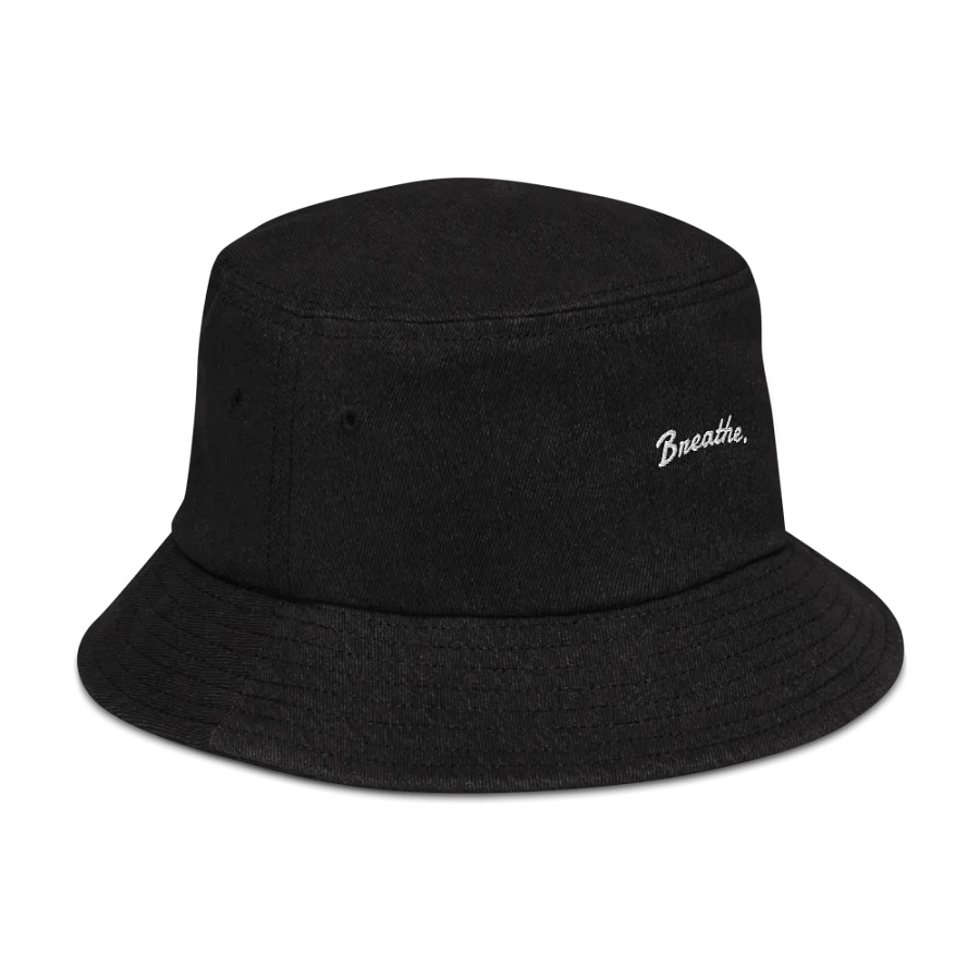 Breathe. ⏐ Bucket Hat ⏐ Black product image (3)