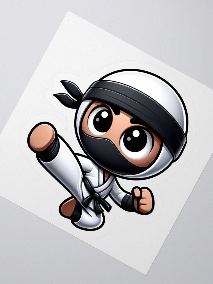 Cute Ninja Sticker v2 product image (5)