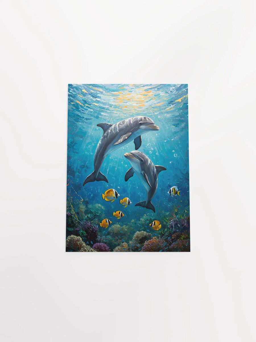 Bottlenose Dolphins: Ocean's Acrobats Poster product image (4)