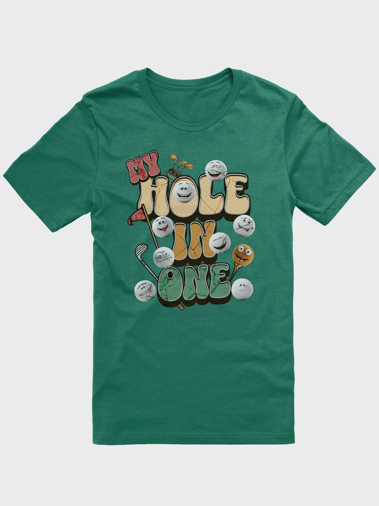 My Hole In One Smiling Golf Balls T-Shirt product image (1)