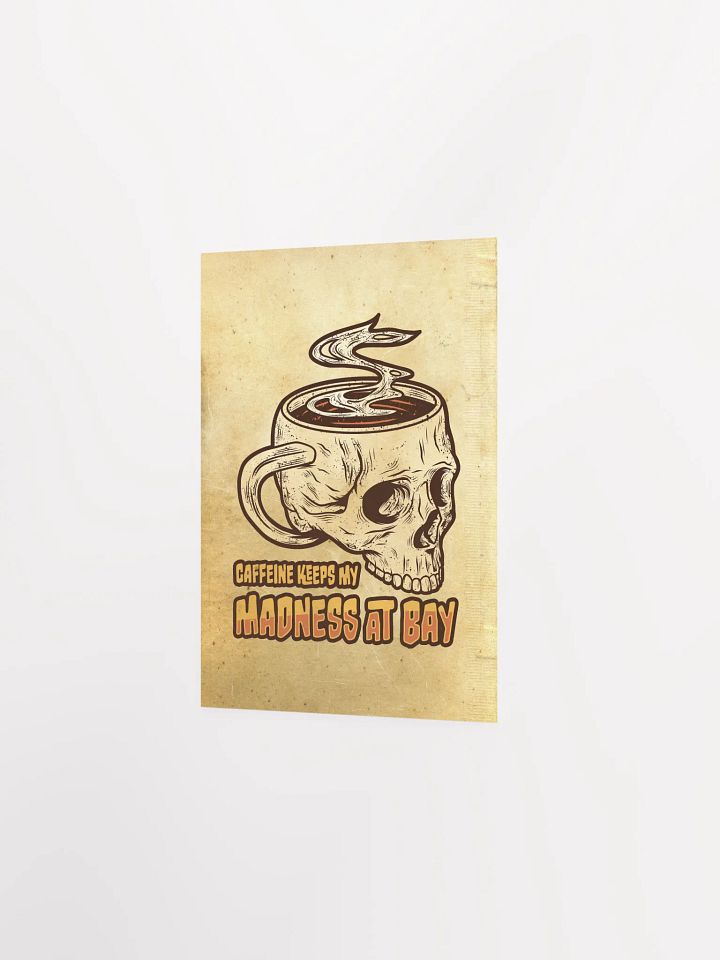 Gothic Skull Coffee Poster – Caffeine & Madness product image (21)