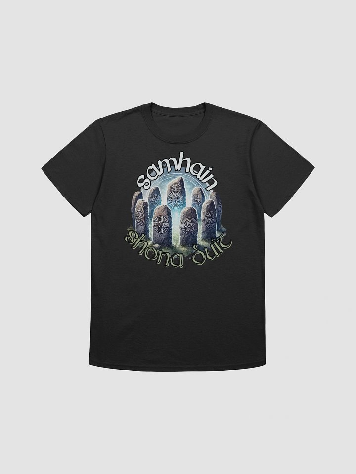 Happy Samhain To You - in Irish / Gaeilge | Basic Softstyle T-shirt product image (1)