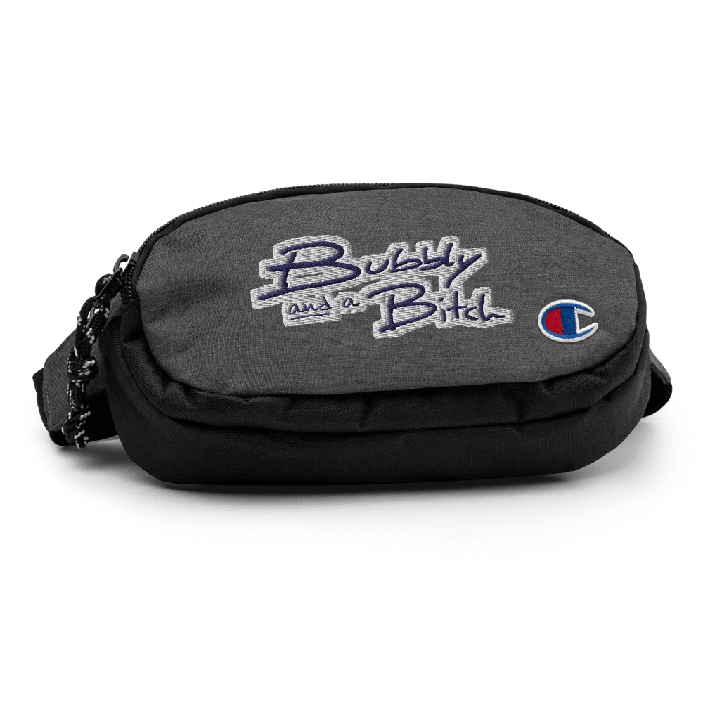 Bubbly and a B (navy bubble design) champion fanny pack product image (2)
