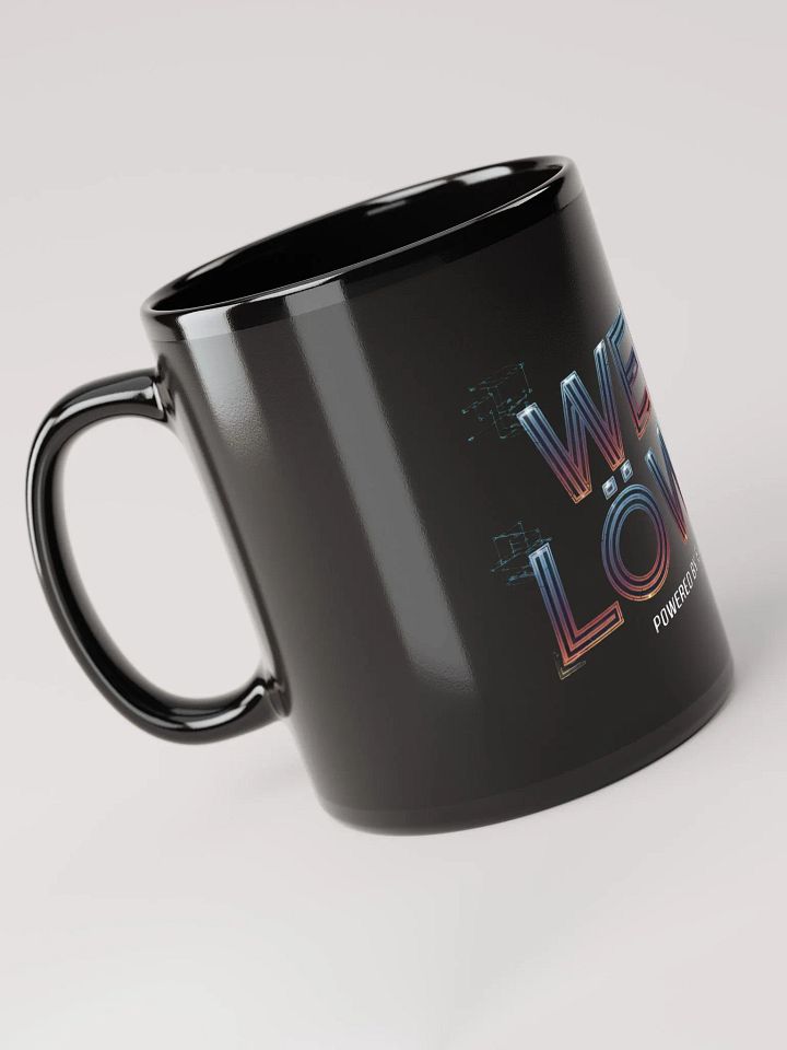 Web3 Löwen - Black Glossy Mug product image (2)