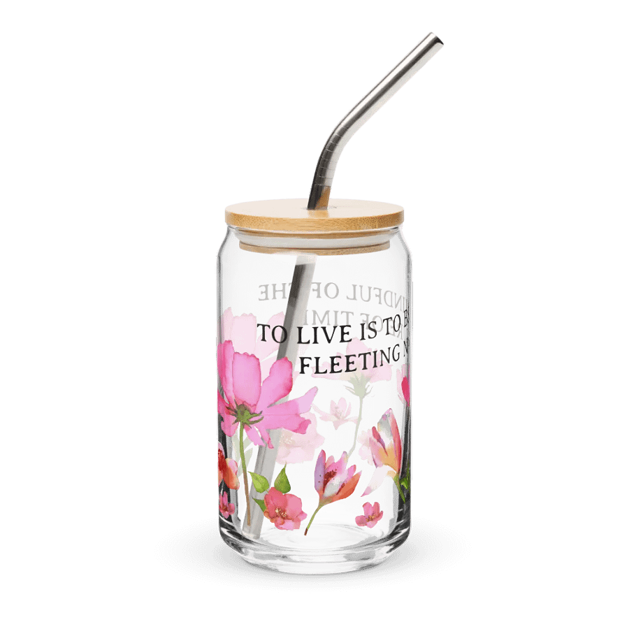Seneca Quote Can-Shaped Glass product image (4)