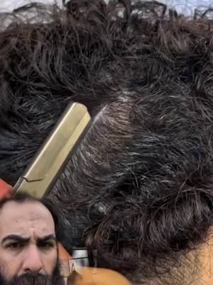 This line cut is tough for anyone to see. I don't like it. #beardlaw 