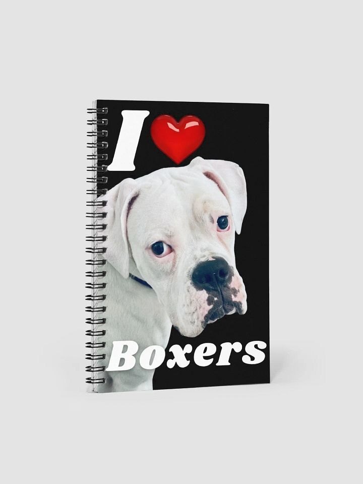 I Heart Boxers Notebook product image (1)