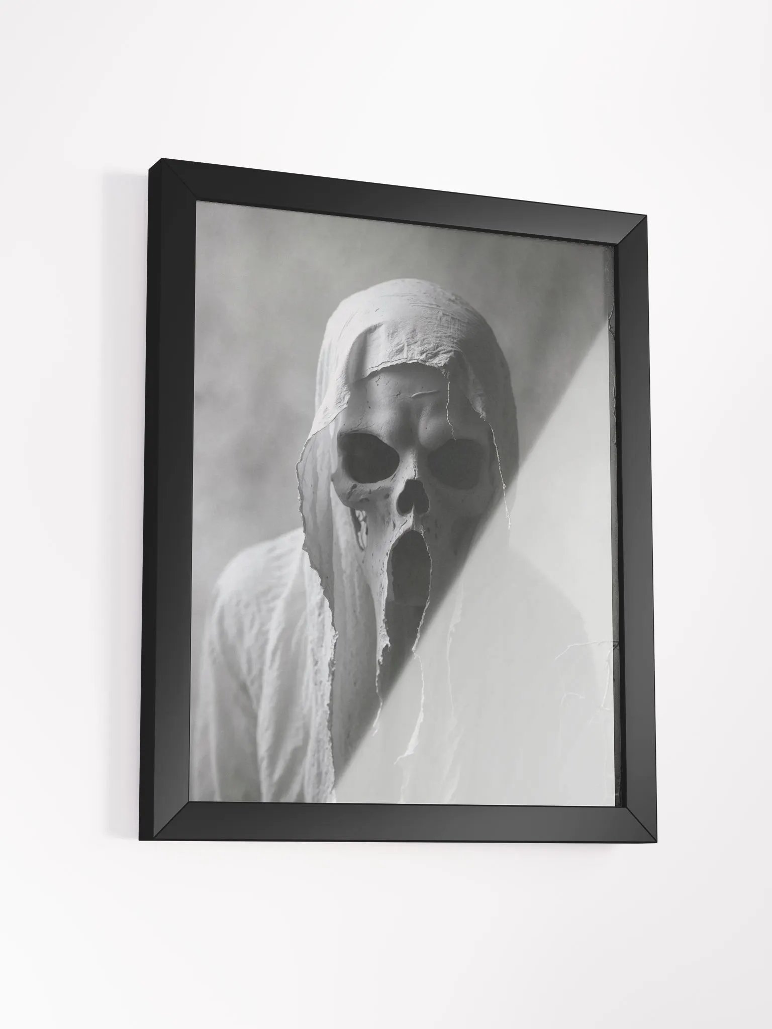 Ghostly Face Framed Print product image (14)