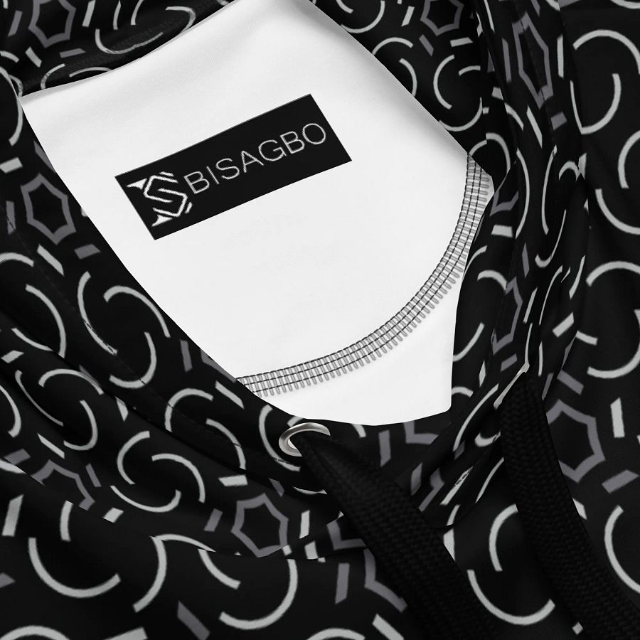 Smoke & Shadow Geometric Allover Print Hoodie for Men and Women product image (4)