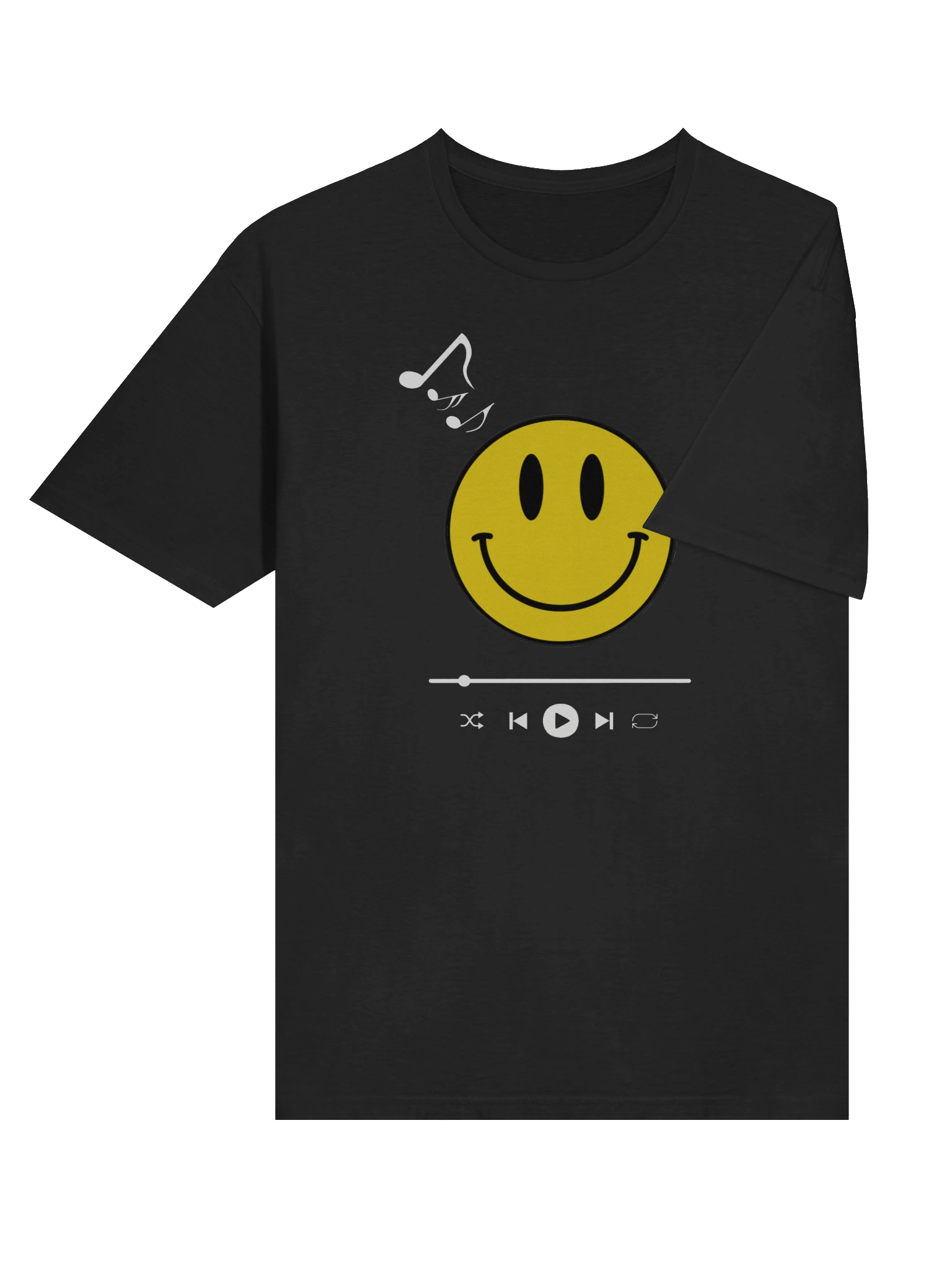 Smiley Face Music T-Shirt product image (6)