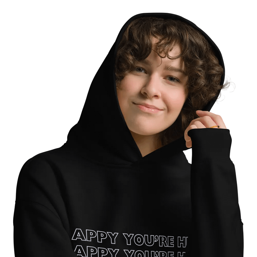 Happy You're Here Oversized Hoodie product image (9)