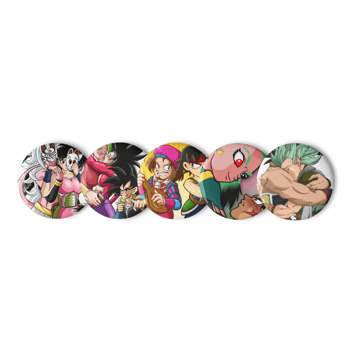 Dandelion & Bardock Pin Badges product image (3)