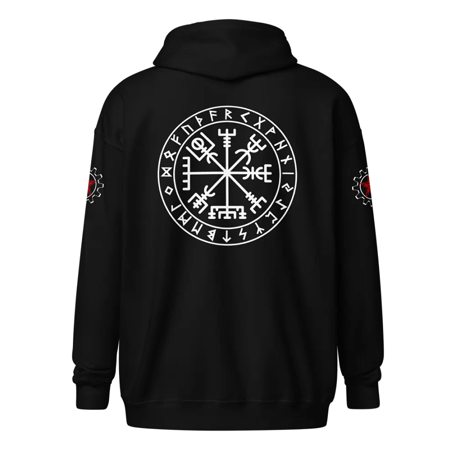 Vegvísir (The Wayfinder) Zip Hoodie product image (1)