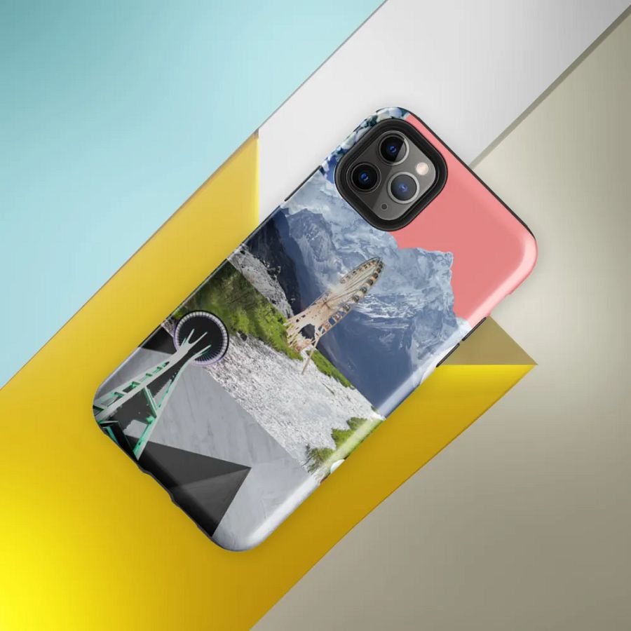 pnw/seattle themed collage iphone case product image (40)