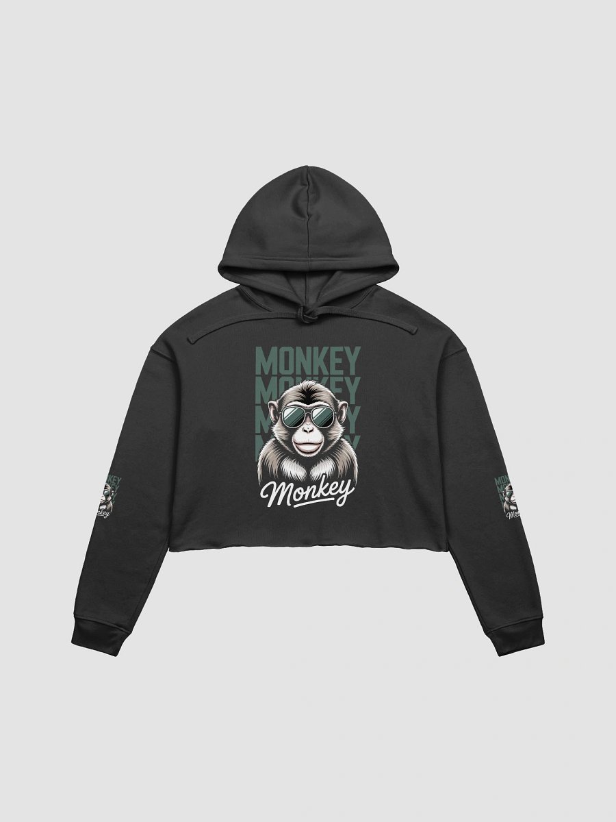 Cool Monkey Vibes Crop Hoodie product image (1)