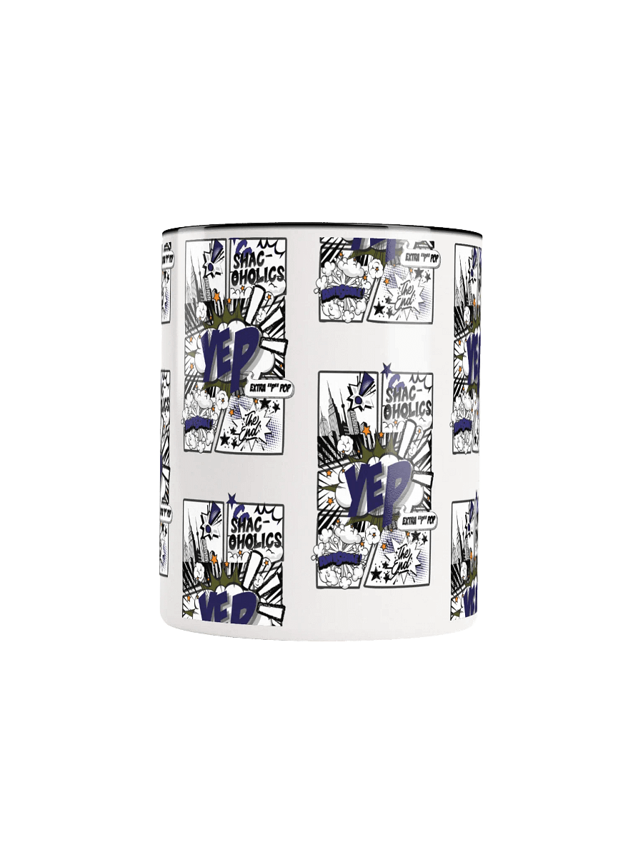 Shac-Oholics Comic Blast Mug - Dark Blue 