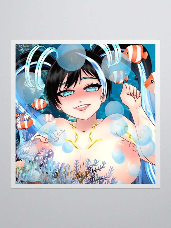 Adult Only Summer Swim Cyber DEM0 Sticker product image (1)