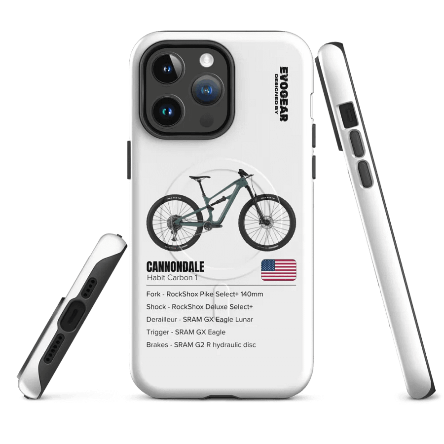 White Cannondale Habit Carbon 1 iPhone MagSafe Case 2.0 product image (4)