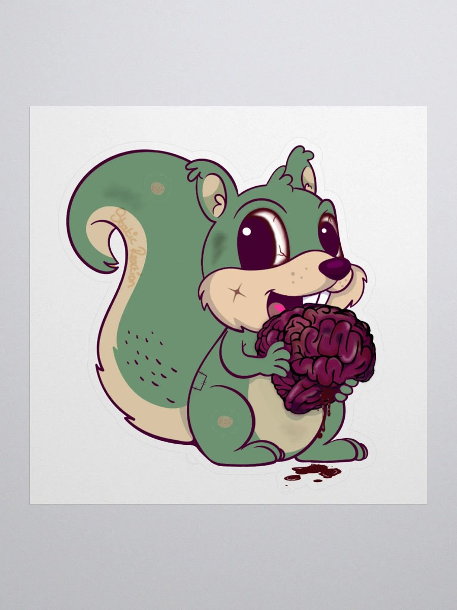 Squirrel Brain Halloween Sticker product image (2)
