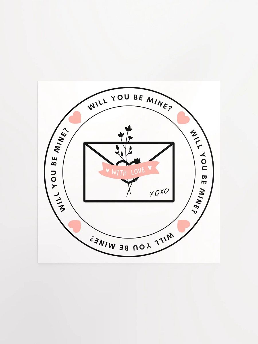 Will You Be Mine? Matte Poster product image (4)