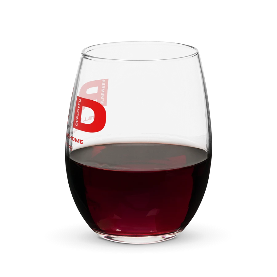 Remember Everyone Deployed Stemless Wine Glass product image (8)