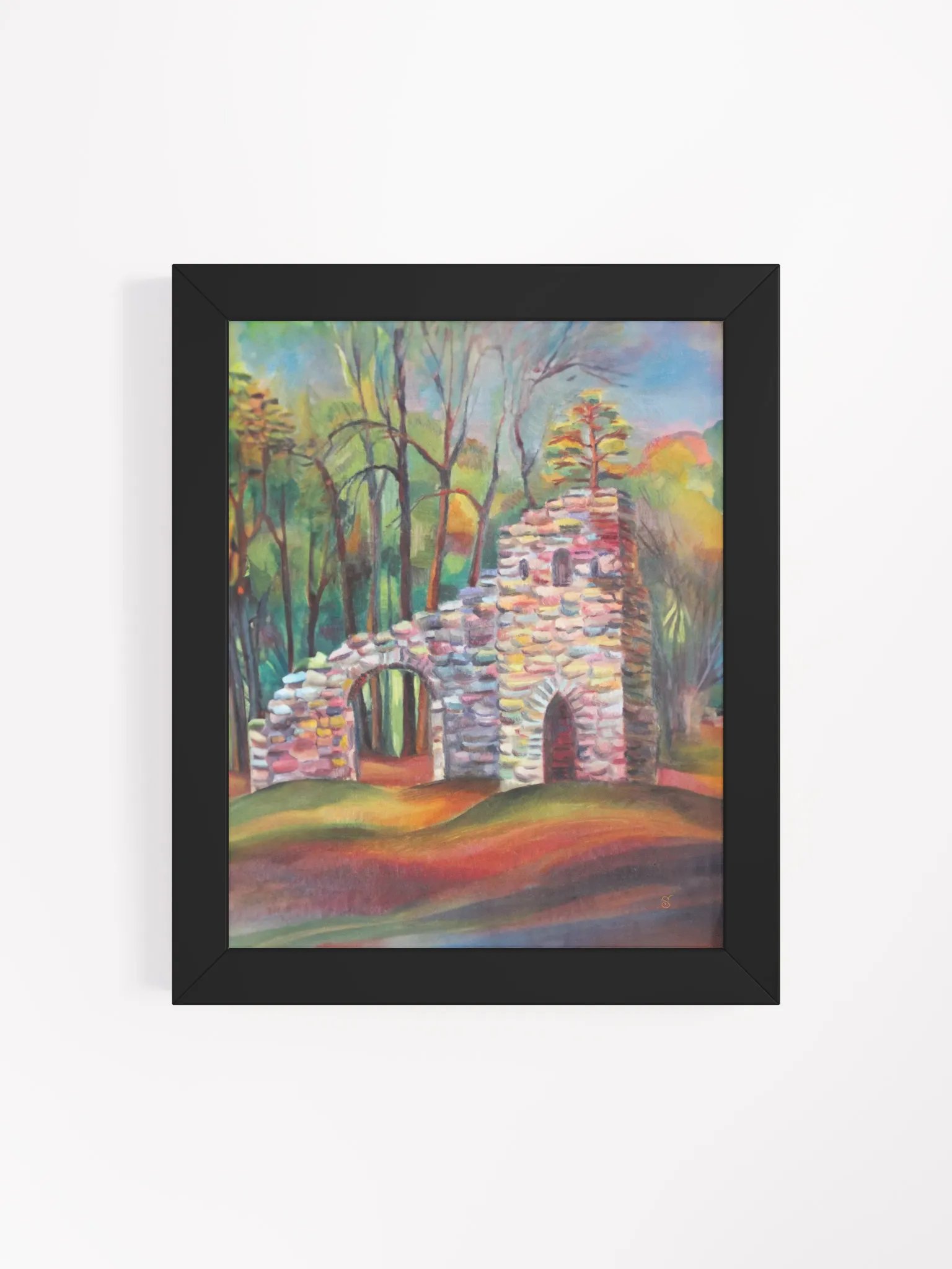Enchanted Ruins Framed Matte Poster - Medieval Ruins product image (10)