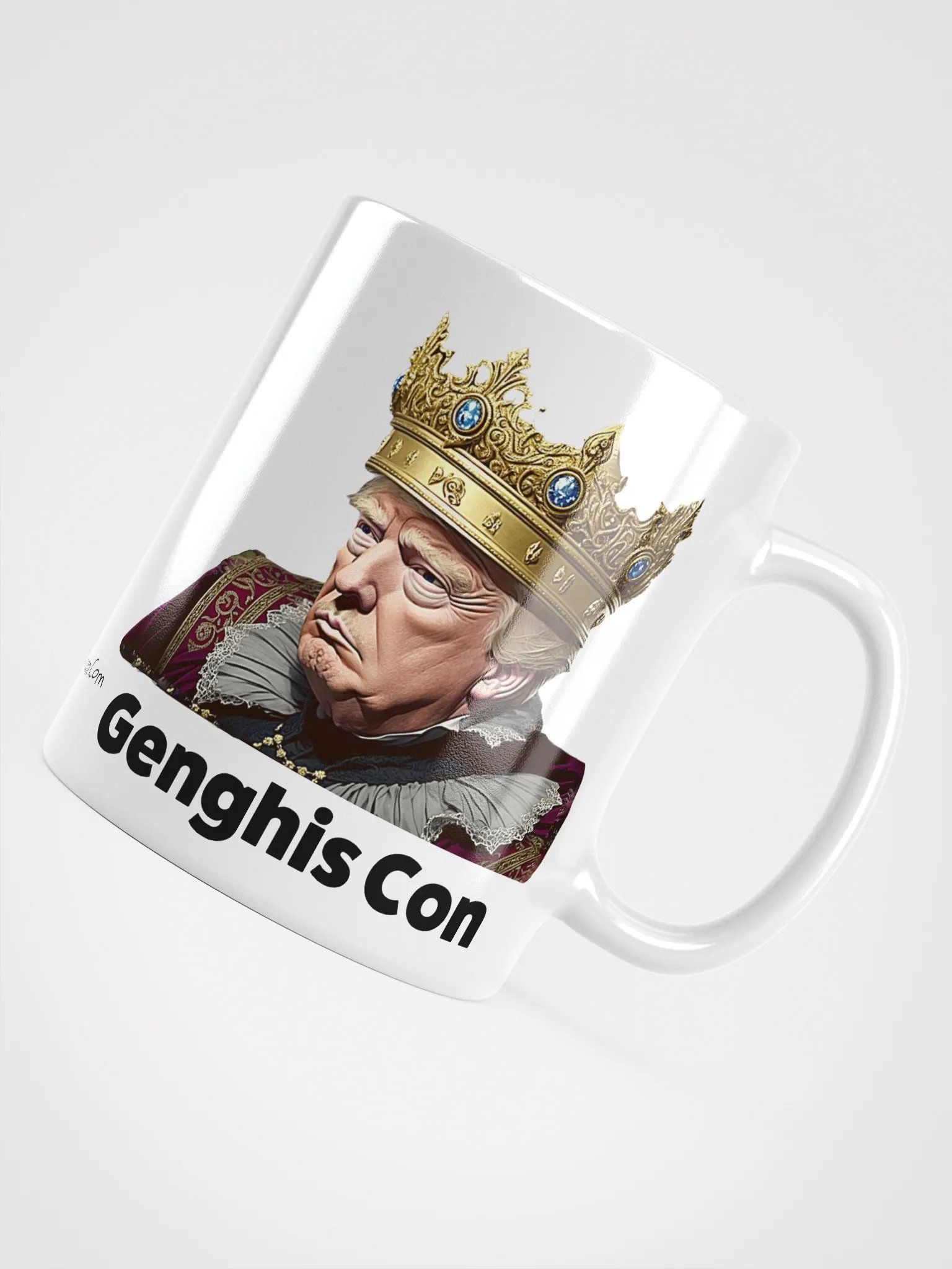 Donald Trump As Genghis Con Ceramic Coffee Mug product image (4)