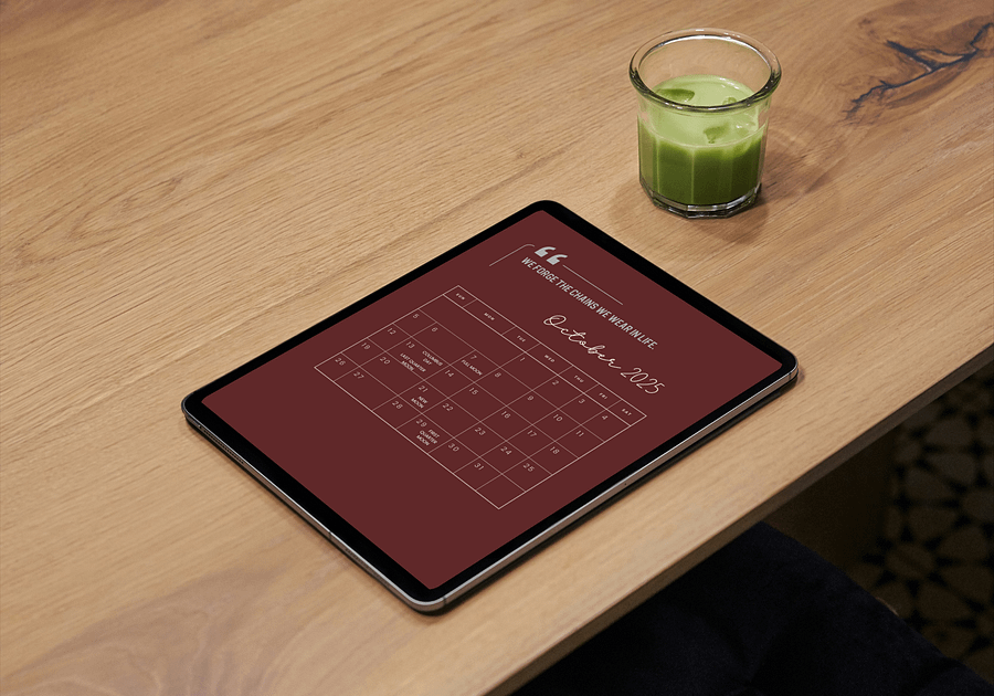 2025 Tablet Wallpaper Calendar: Charles Dickens Quotes product image (10)